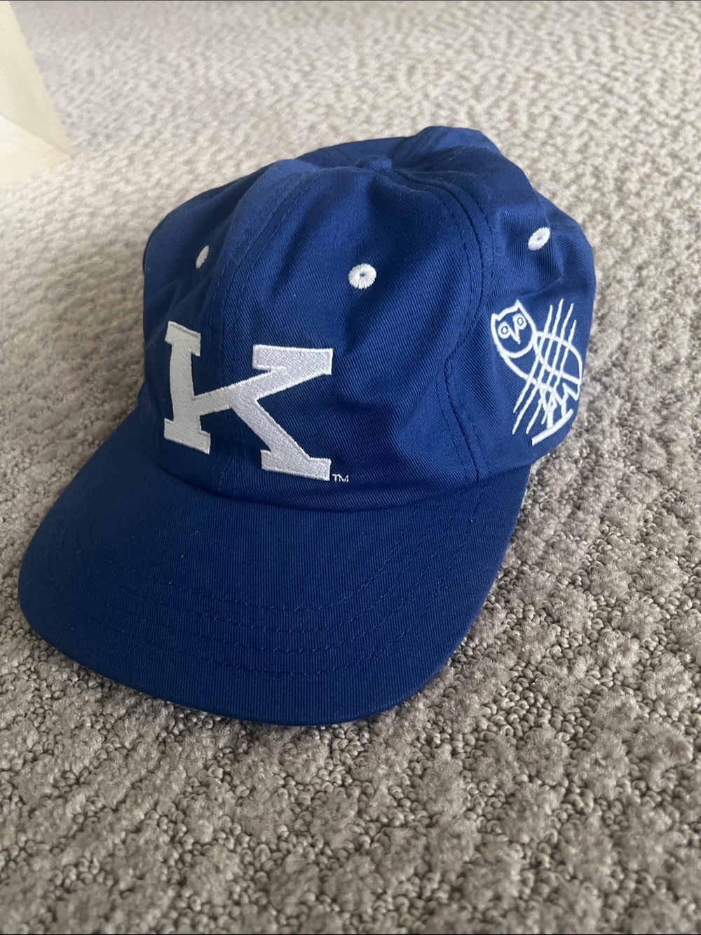 OVO University of Kentucky Wildcats Blue Baseball Cap with White Embroidery